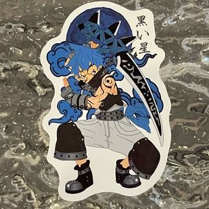 5/$10 Waterproof Vinyl Sticker Black Star Soul Eater
